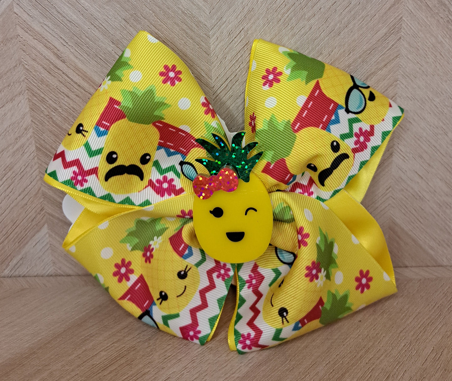 Moños para Niña Estampado Frutas