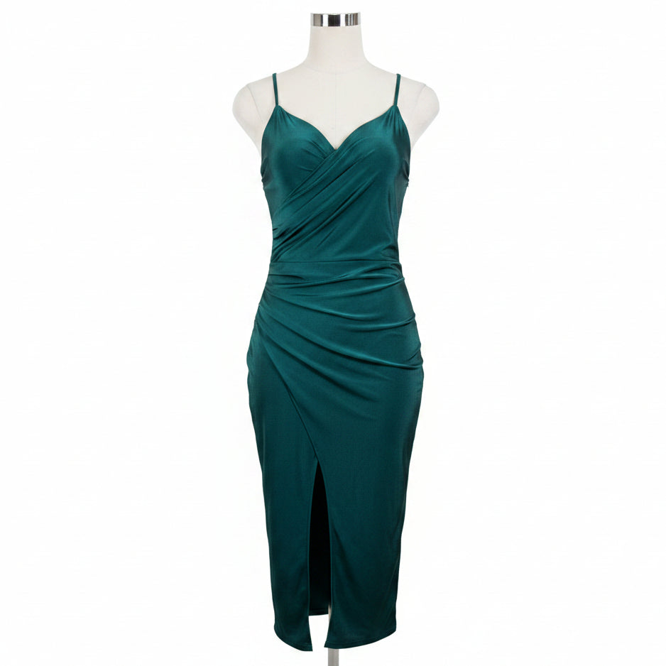 CarolinaBoutique Vestido Fiesta Verde