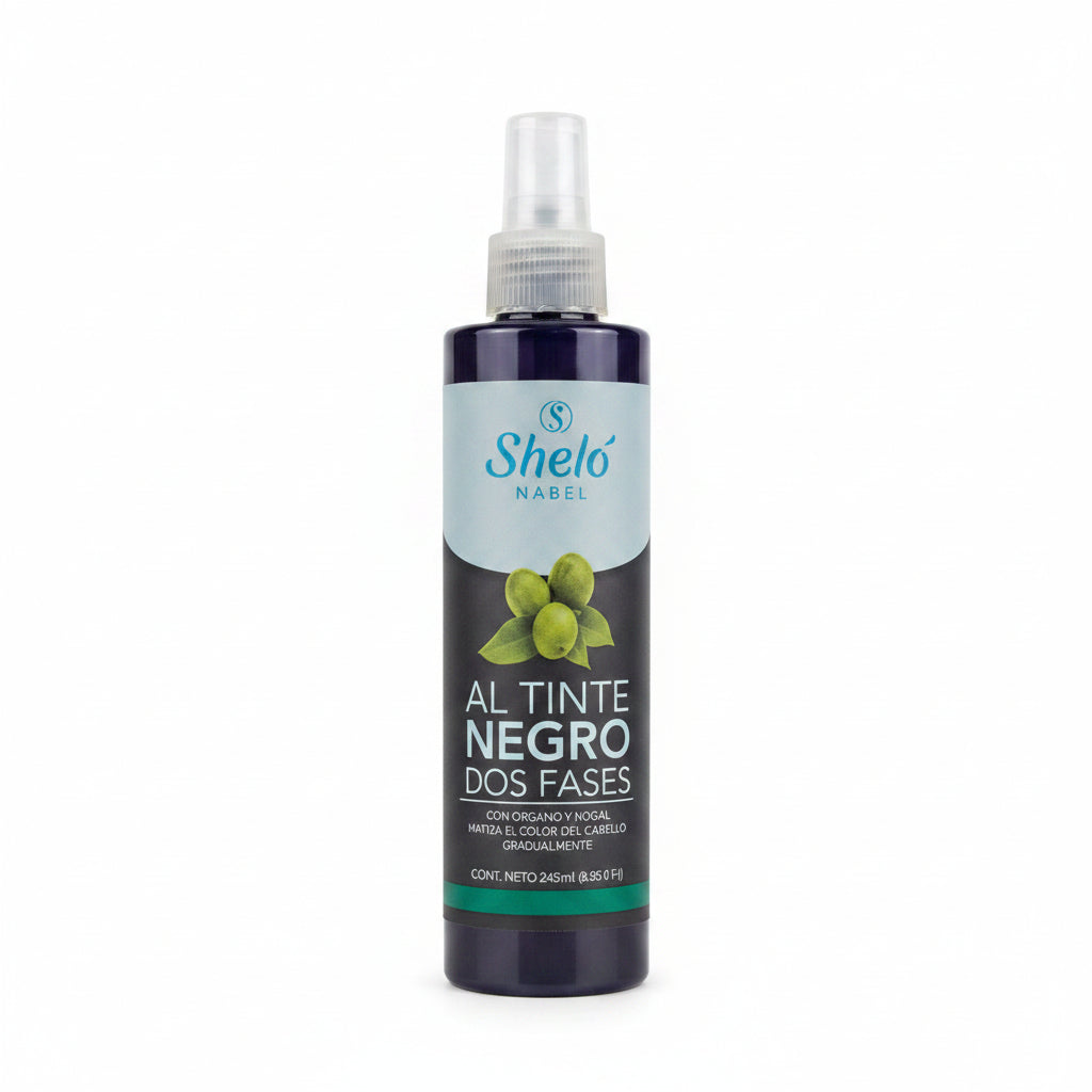 CBM Shelo Nabel Shampoo Tinte Negro 2 Fases