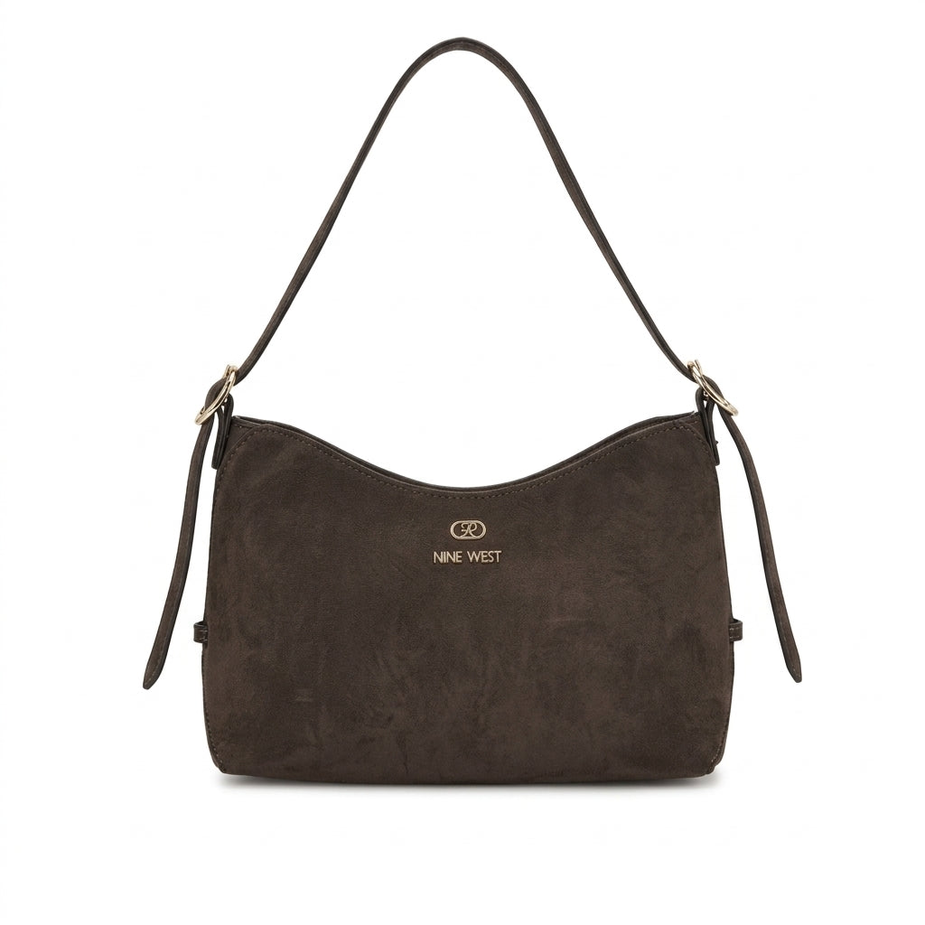 CBM Bolsa Bolsa 9W Hombro Gamuza cafe