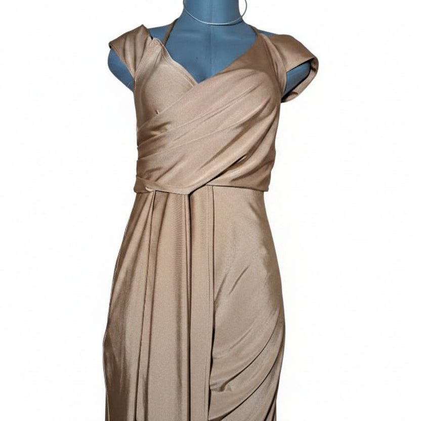 CarolinaBoutique Vestido Fiesta Nude