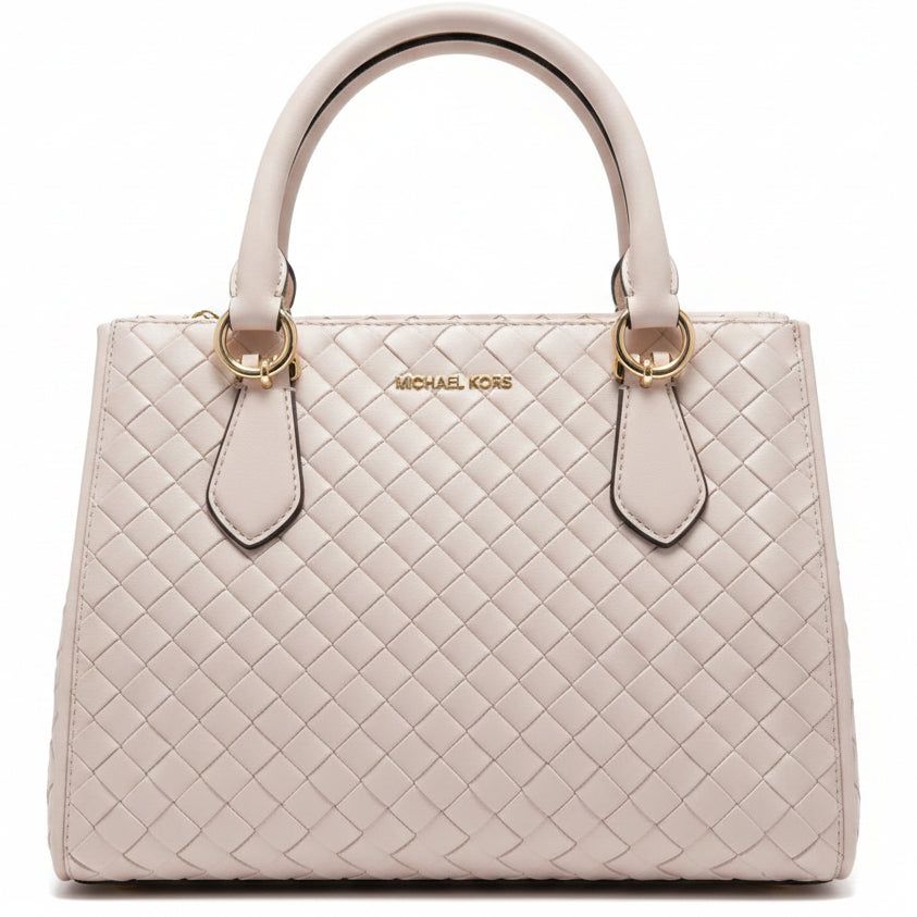 CBM MICHAEL KORS Bolsa Mano Trenzado Rosa