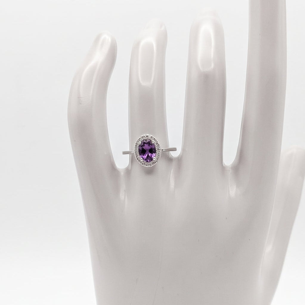 Nomada Joyeria Anillo Oval Bisel Piedra