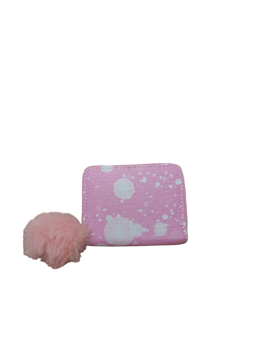 Monedero Con Pompones