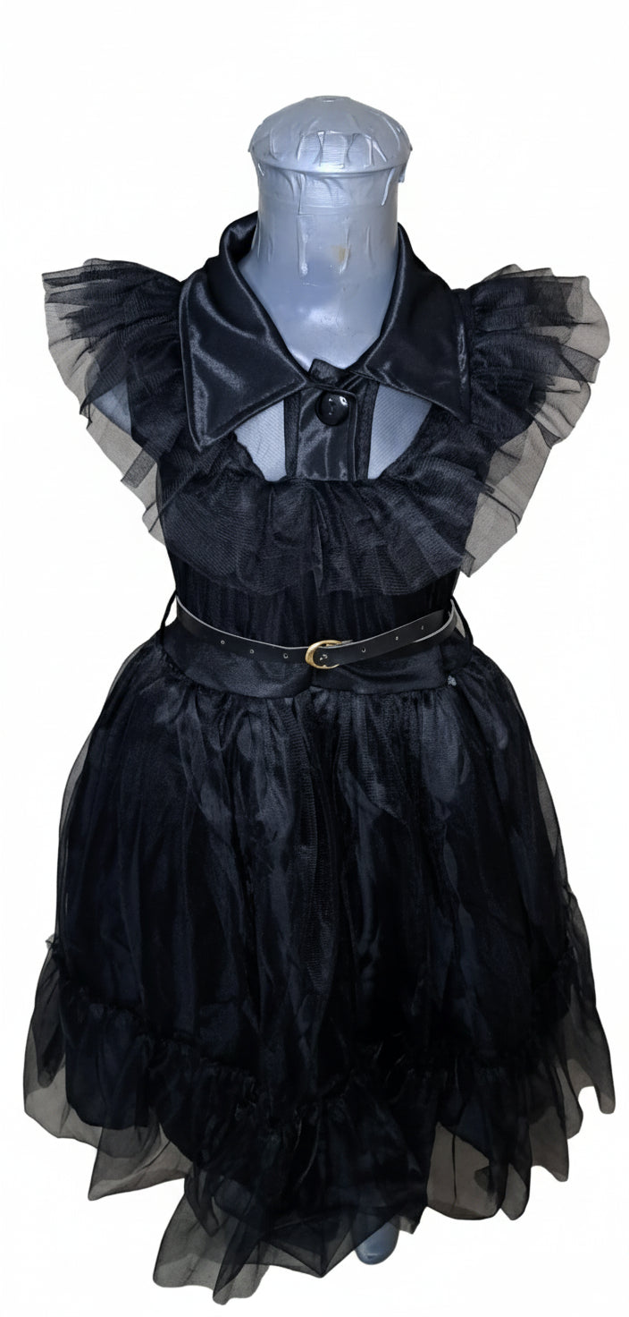 NVI Vestido Merlina Negro