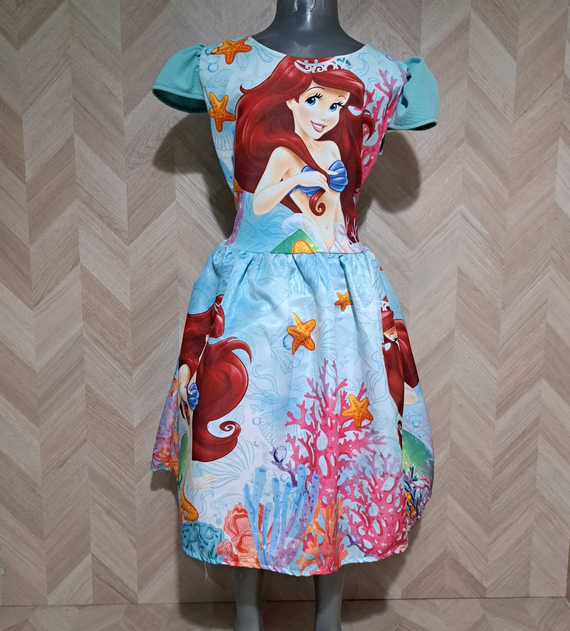 Cenicienta Vestido Sirena Aqua