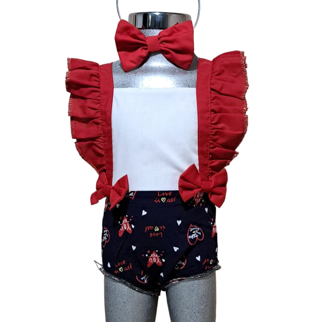 Cenicienta Pañaleros Azul Rojo