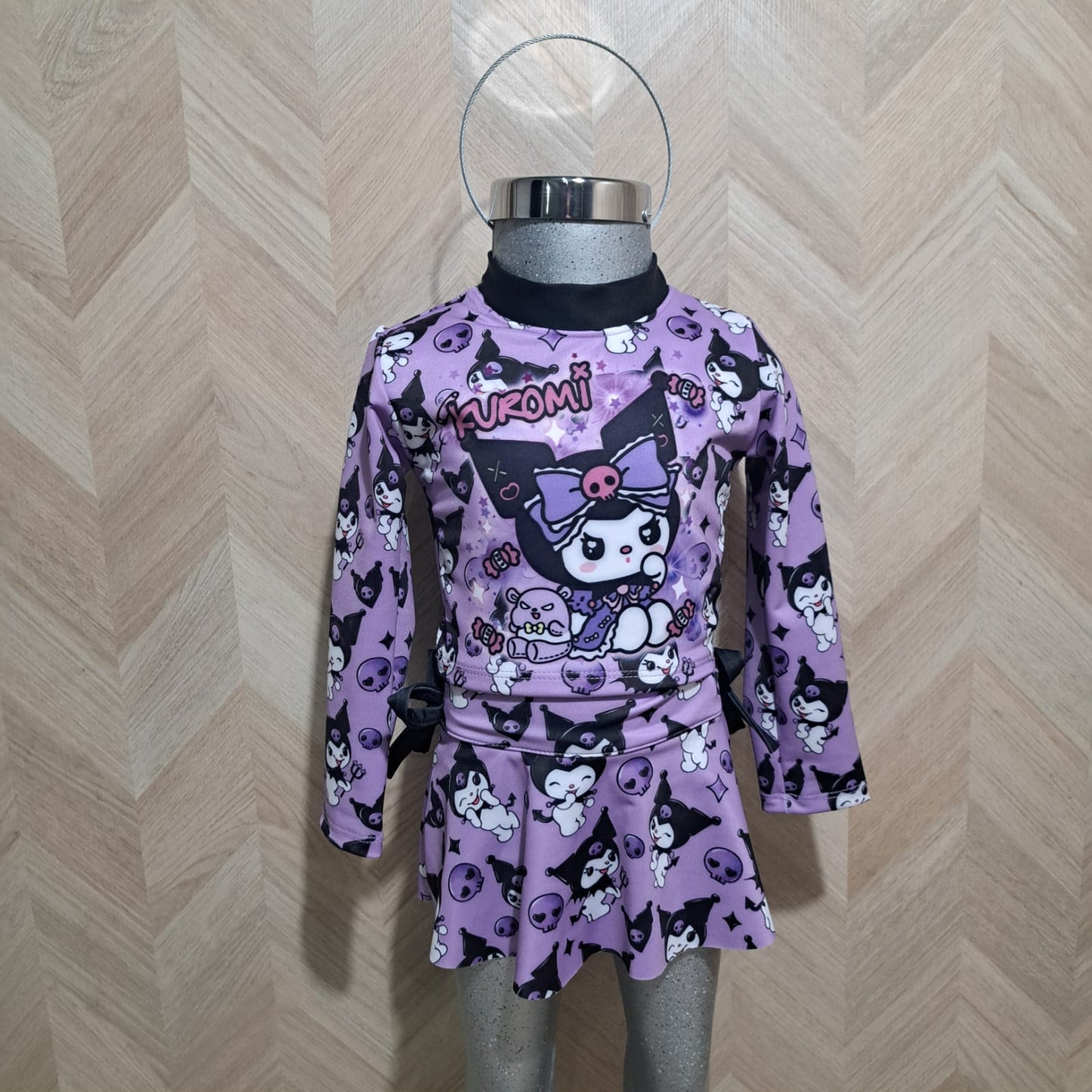 Niña Vestuarios Infantiles Trajes Bano Kuromi 2Pzas