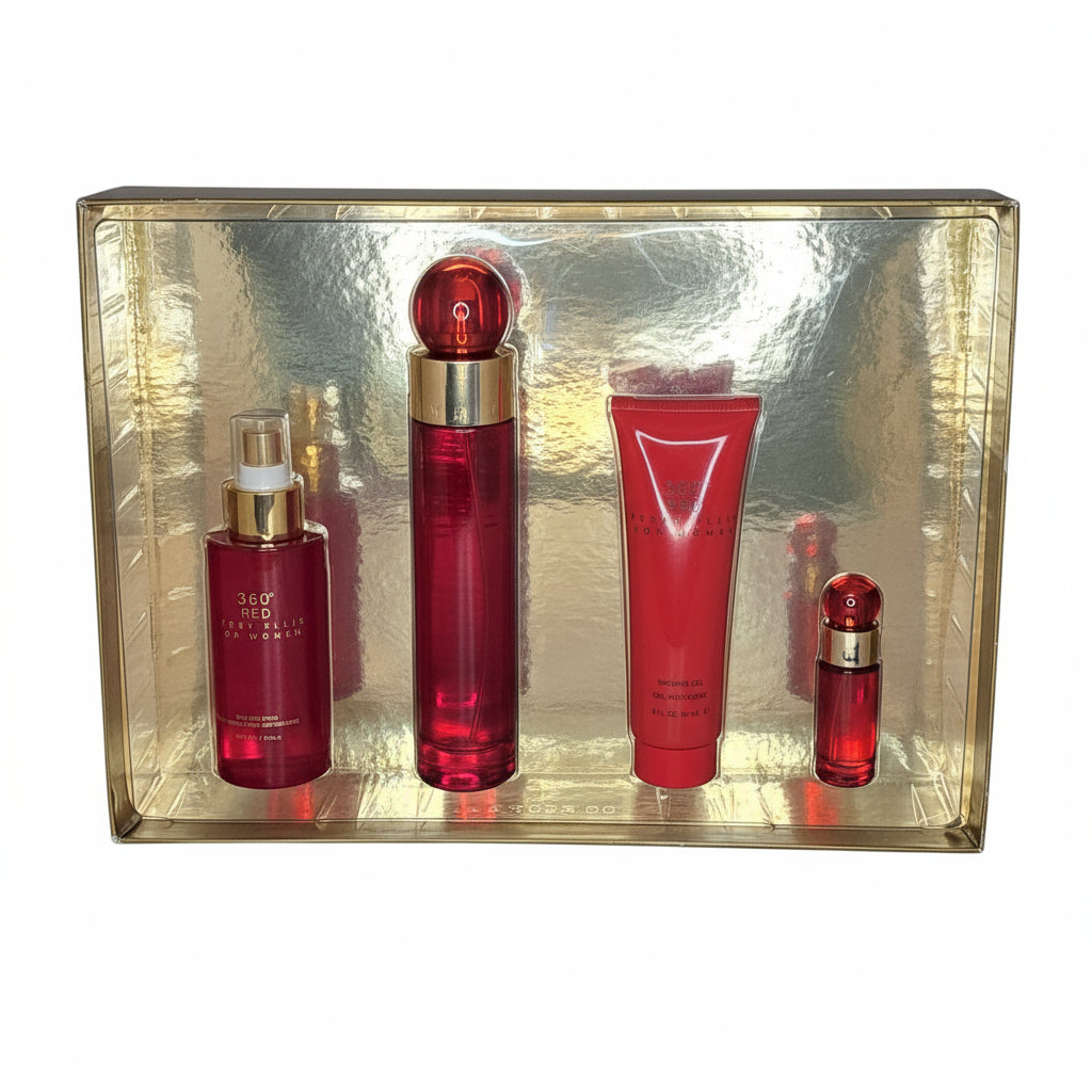 Perfume Caja Pandora Set Perry Ellis Red Woman