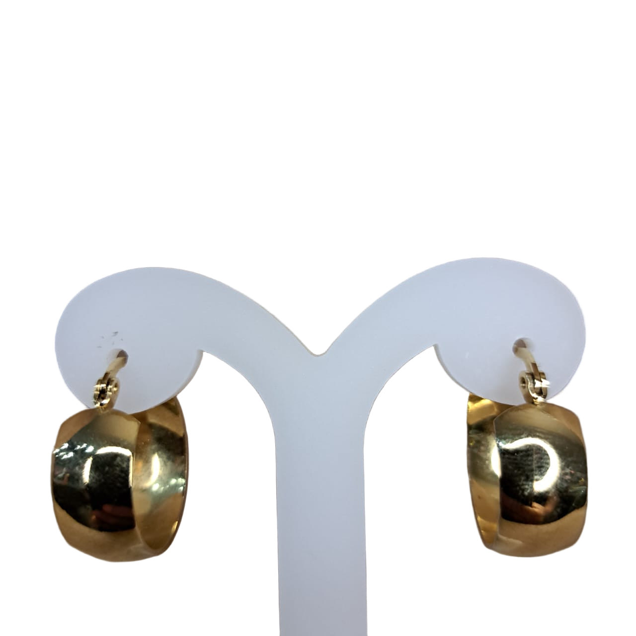 Mujer Moza Arracadas Doradas