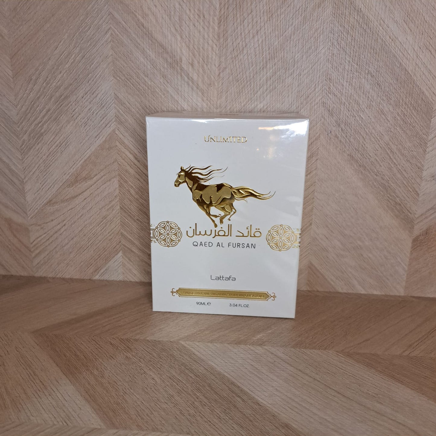 Perfume Caja Pandora Qaed Al Fursan Unlimited