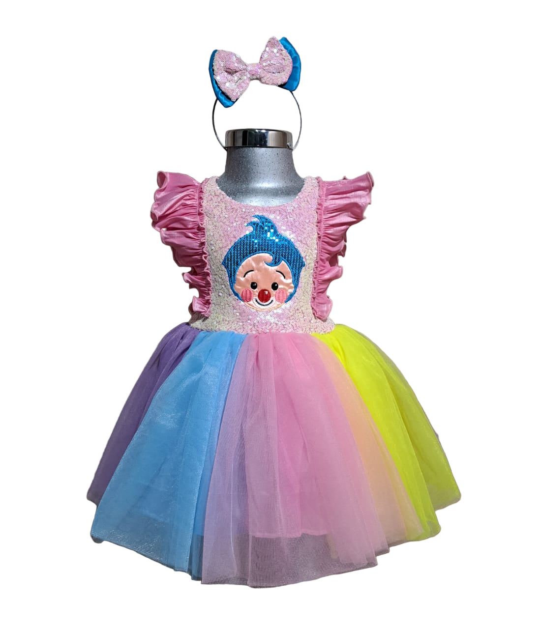 NVI Vestido Plin Plin Gala Arcoiris