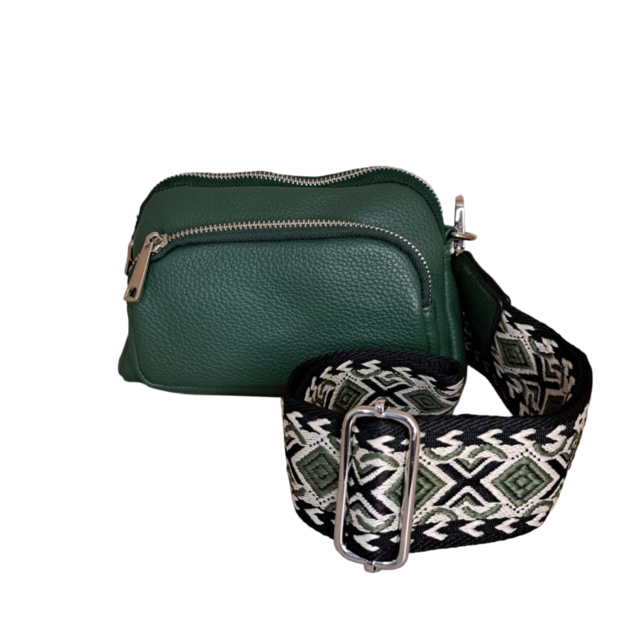 Mariconera Lisa Doble Cierre