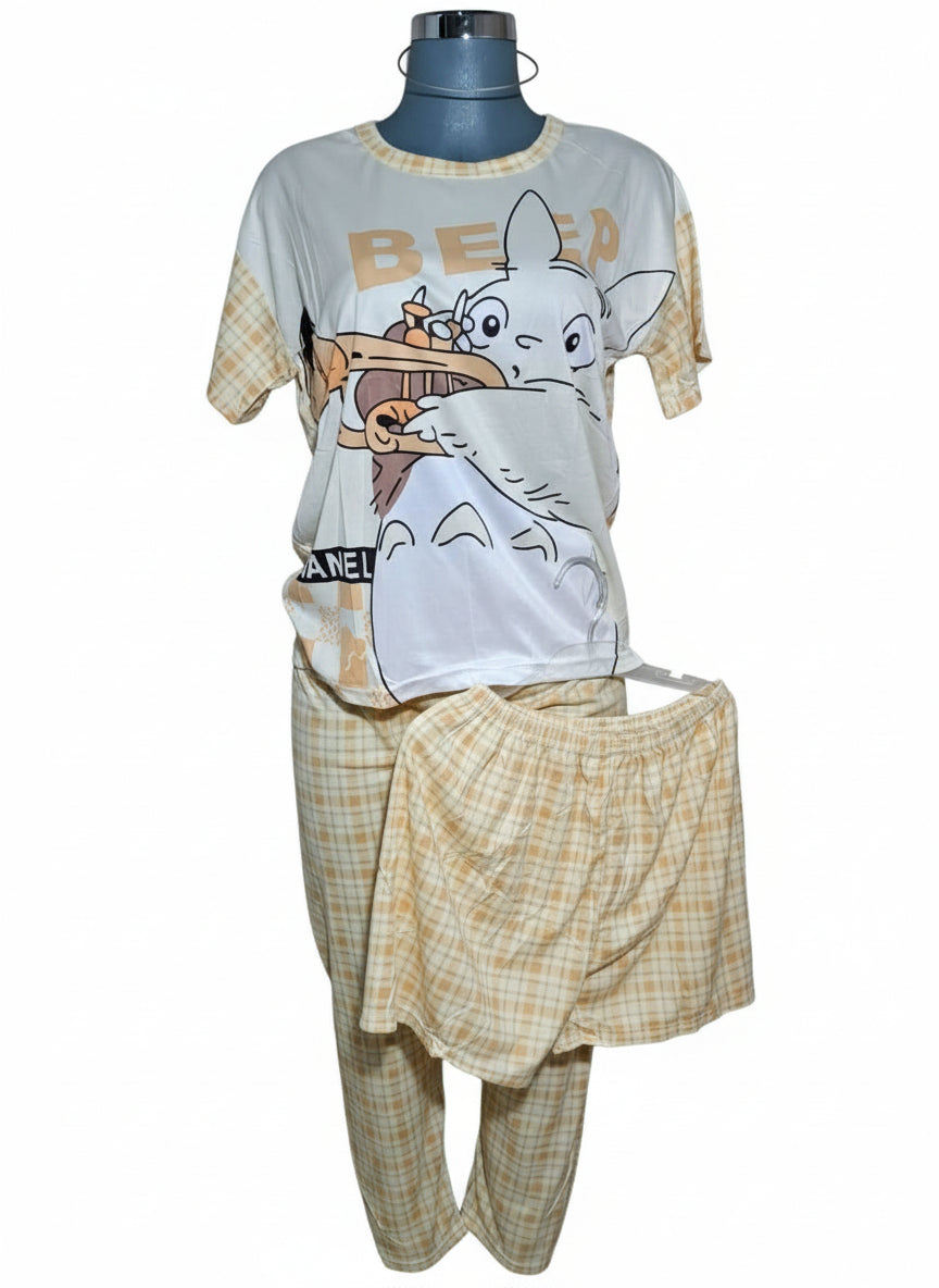 CM Pijamas Beige 3PZ