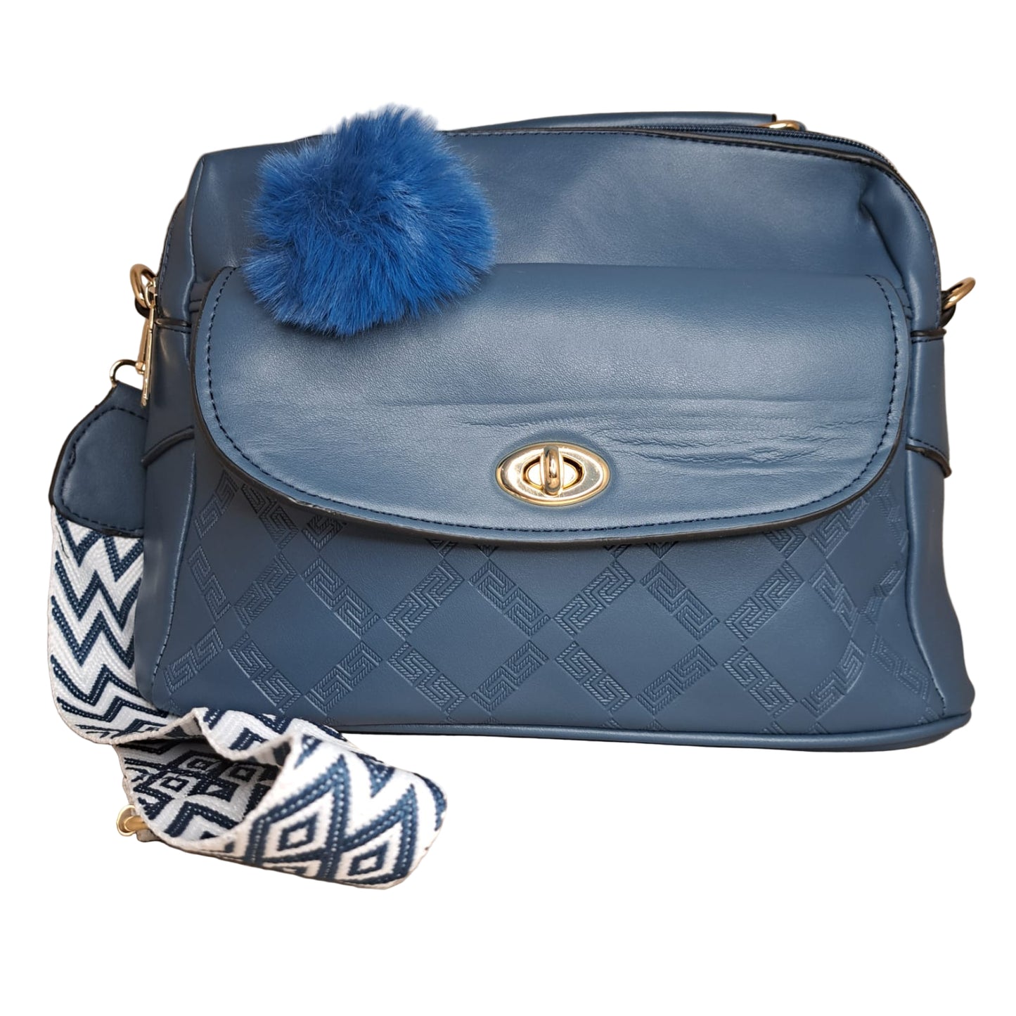 CM Bolsa Correa Pompom OH Grande