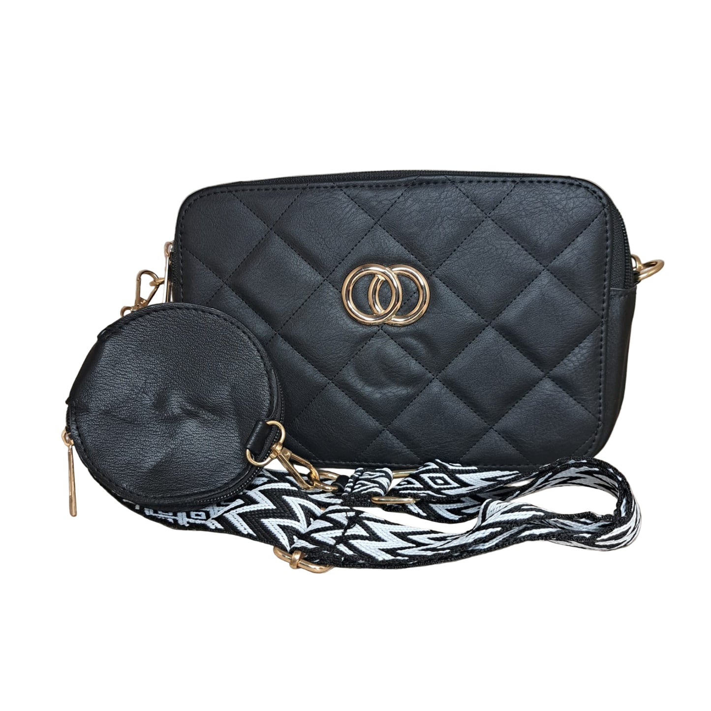 CM Bolsa Correa Ancha Monedero Circulo OH