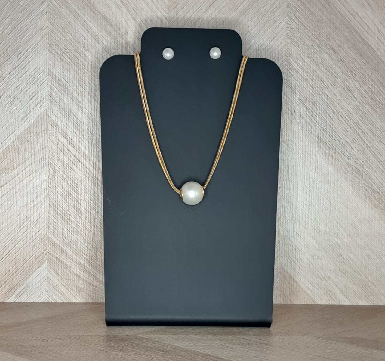Zuli.MX Juego Collar Y Aretes Perlas