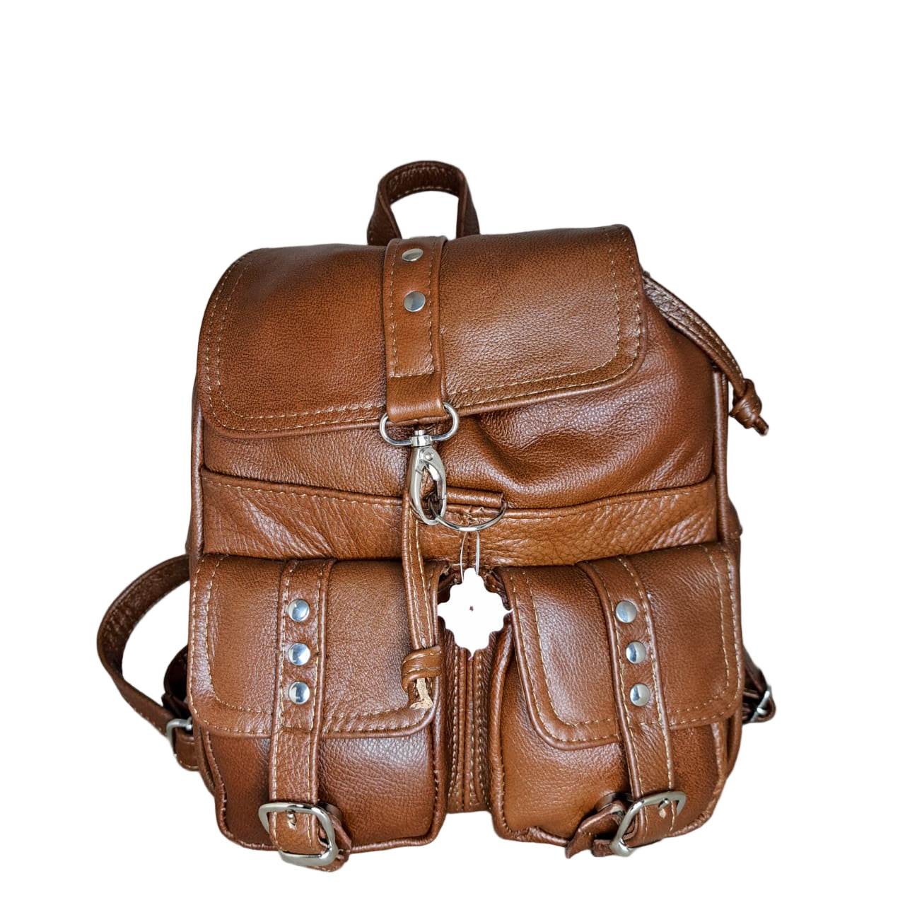 CBM Bolsa Chica Piel 2 Bolsas Delanteras