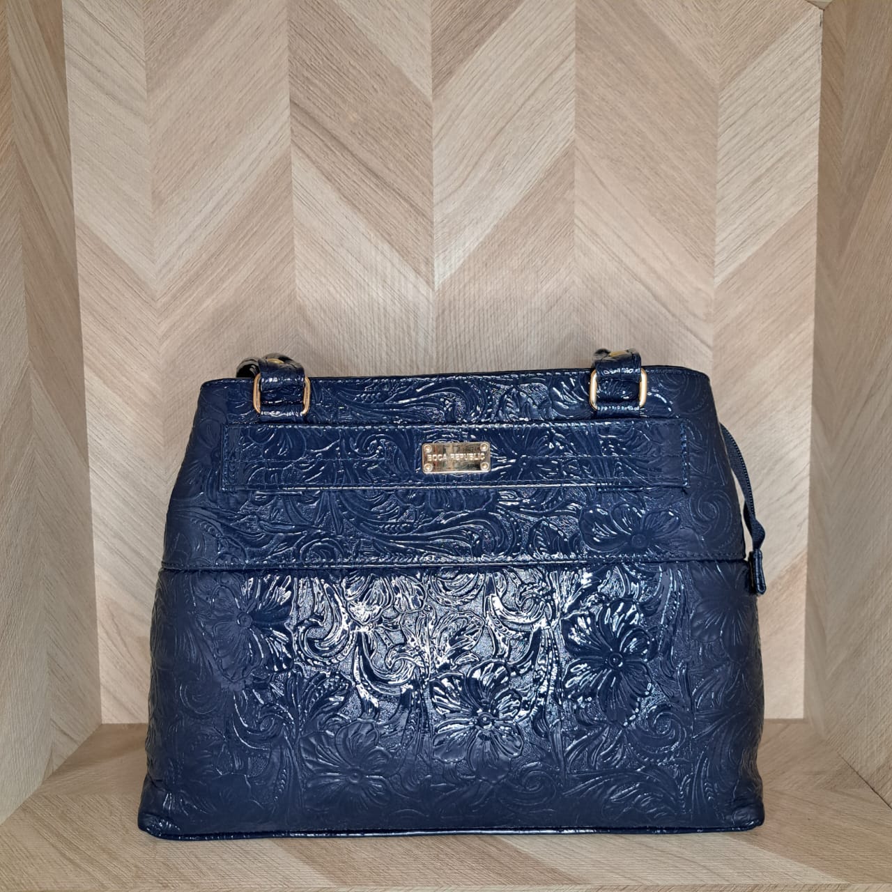 CBM Bolsa Hombro Piel Charol Grande