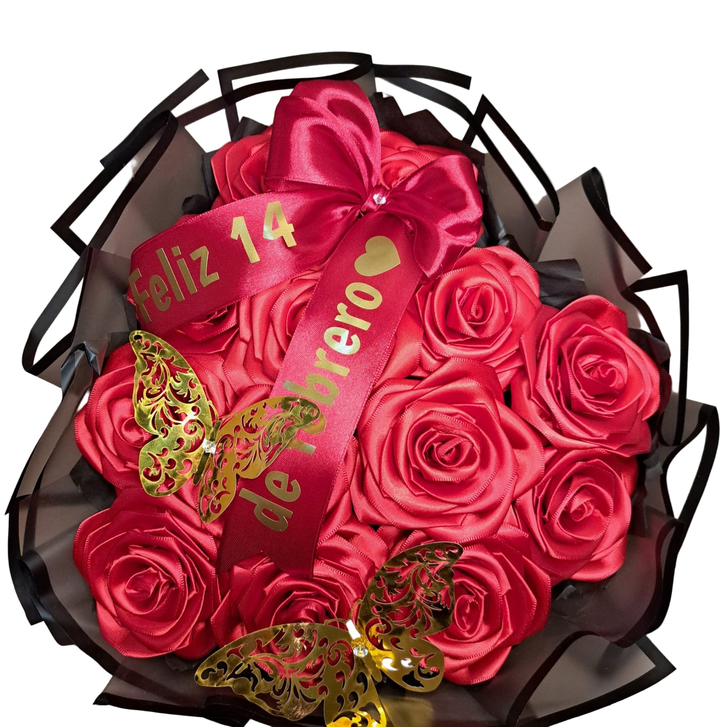 Rosas Eternas Romi Arreglos Floral Corazon 13Flores