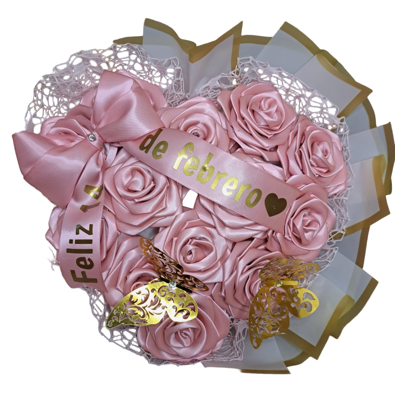 Rosas Eternas Romi Arreglos Floral Corazon 13Flores