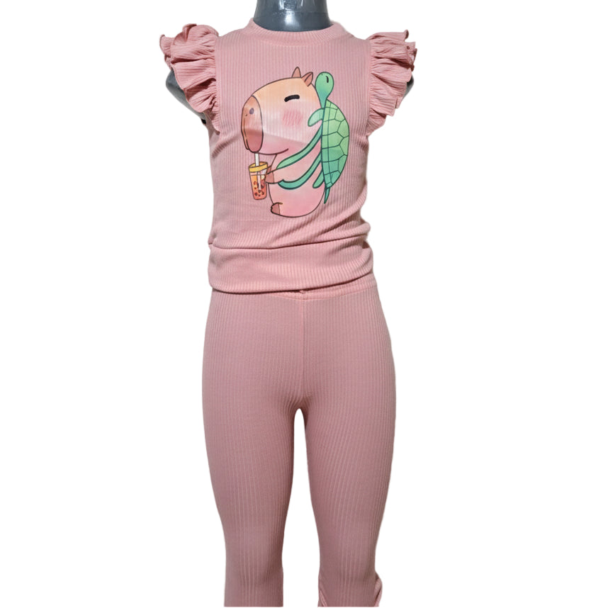 Cenicienta Conjunto Capy Bara Salmon