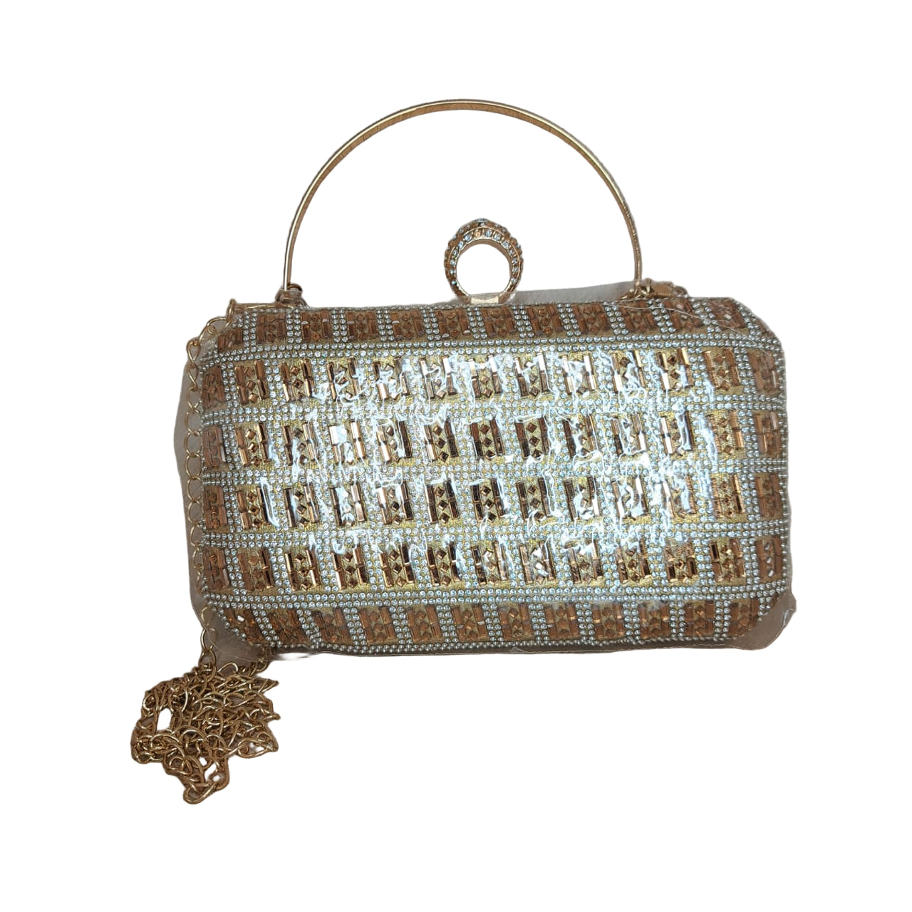 CMB Bolsas Fiesta Cadena Grenobil Dorada