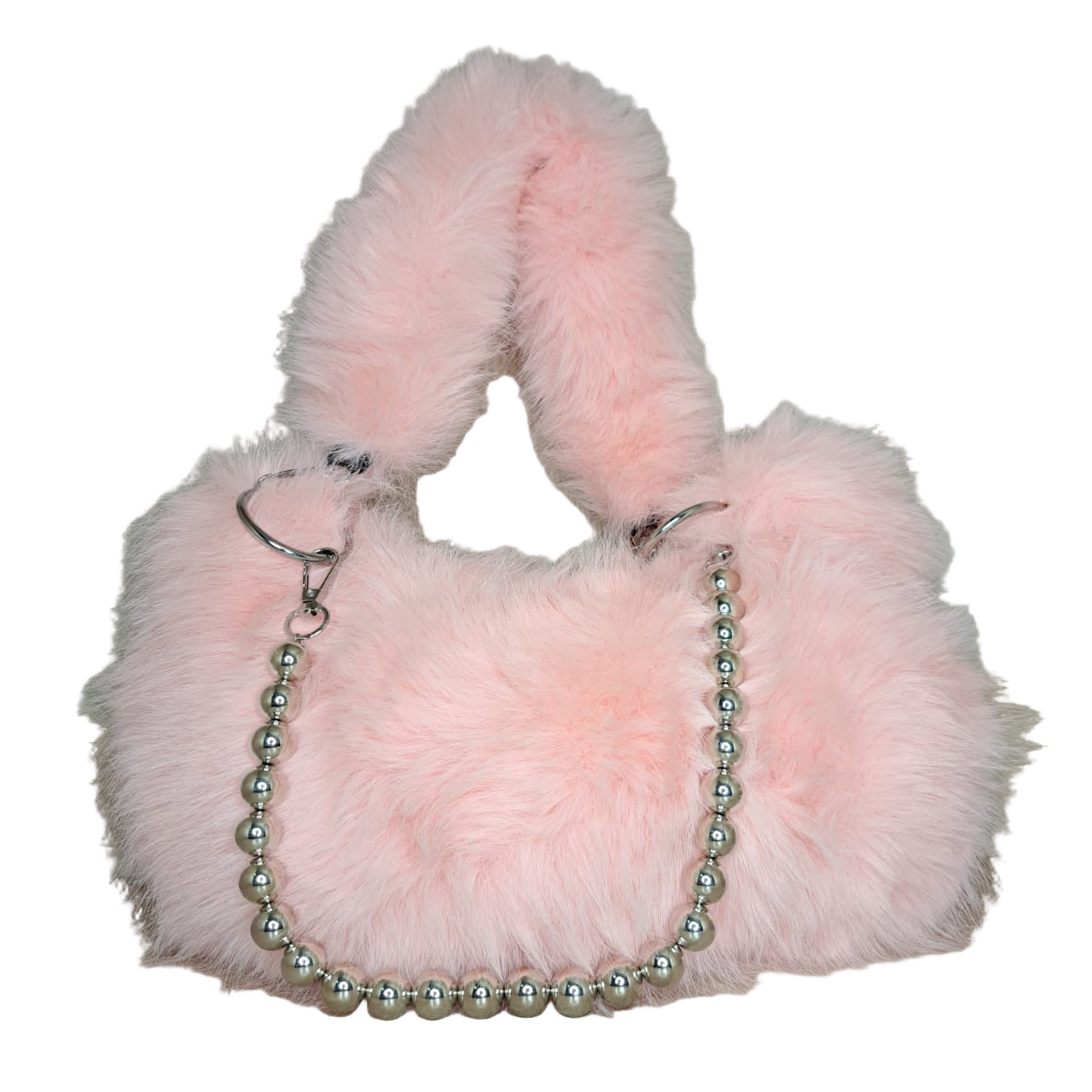CBM Mariconera Peluche Perlas Grande