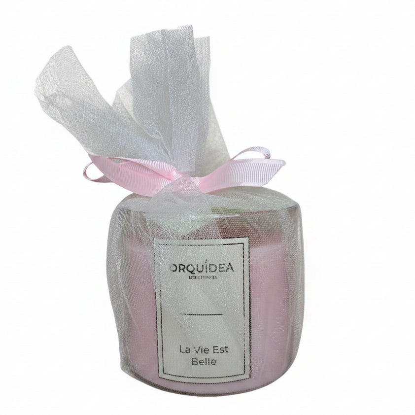 Velas Orquidea Vela Vaso Vida Bella