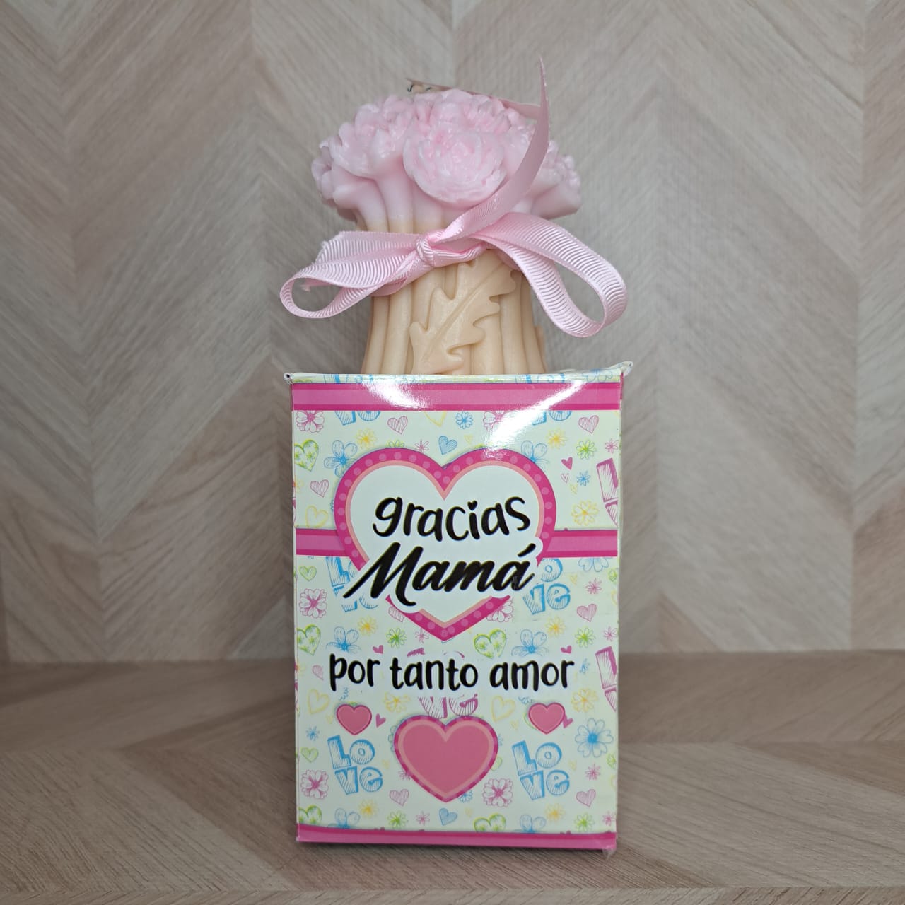 Velas Orquidea Vela Ramo Rosas Mamá