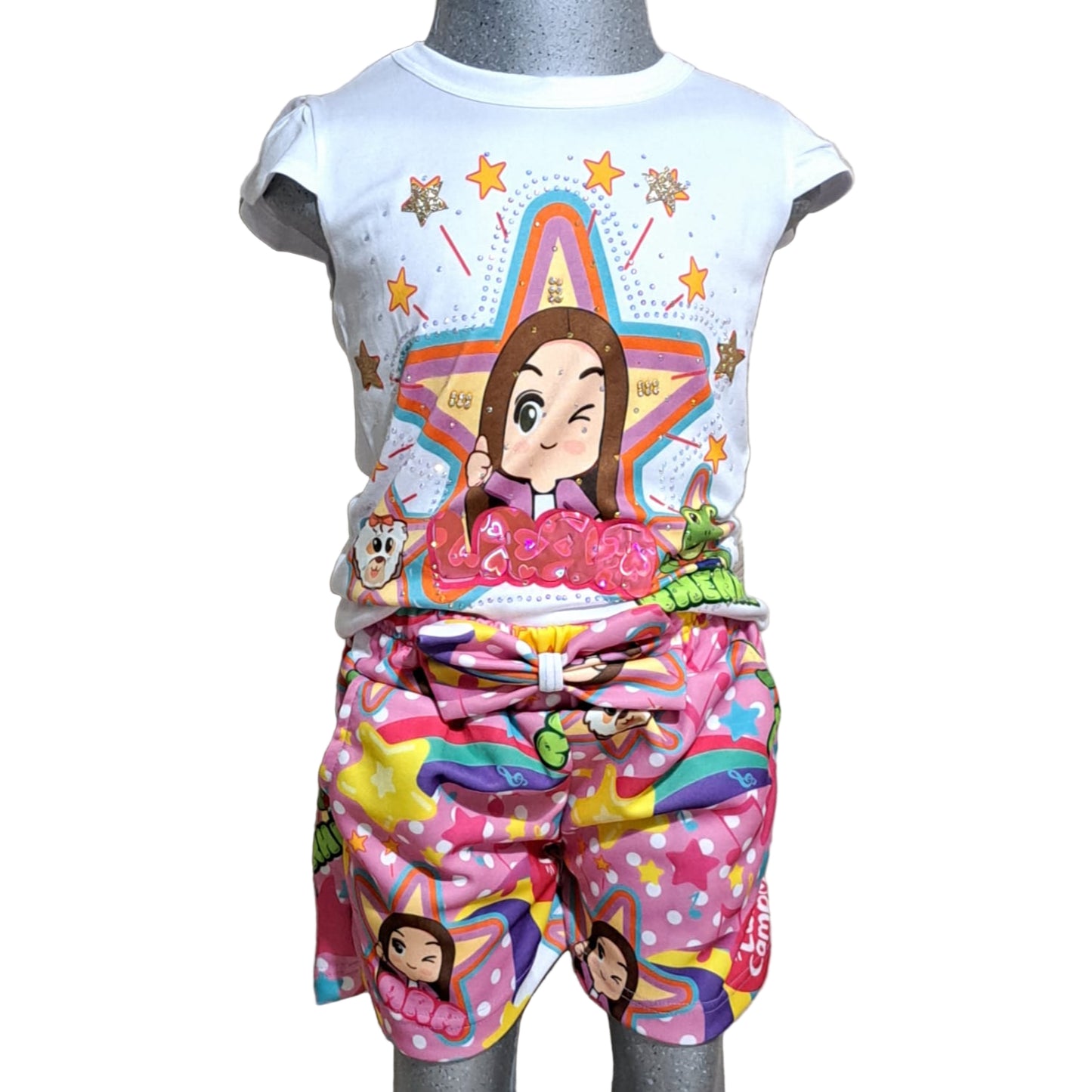 Creativos Kids Conjunto Short Blusa LCampos