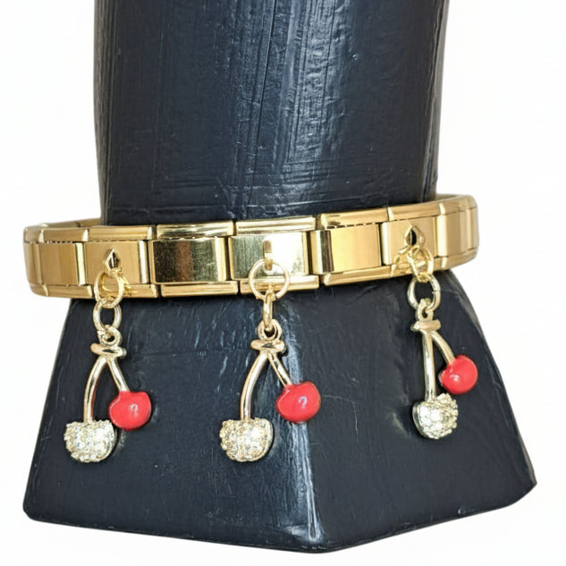 Mujer Moza Pulso Italiano Cereza