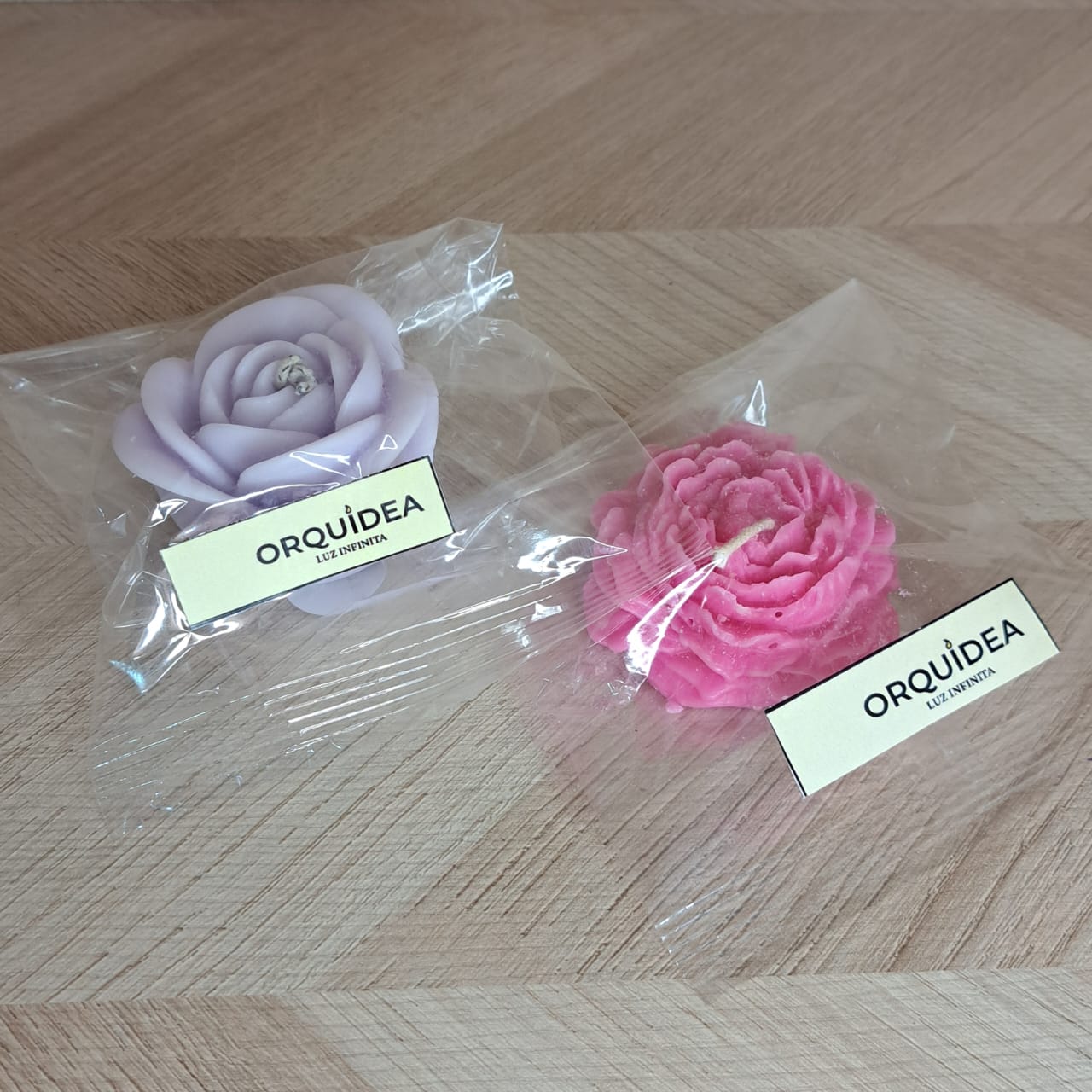 Velas Orquidea Vela Mini Peonia