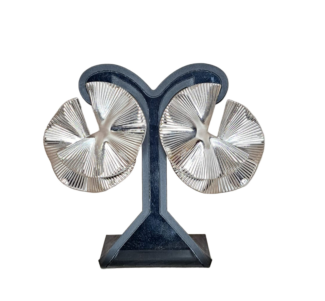 LaCasaDeLaPulsera Aretes Plata Doblados