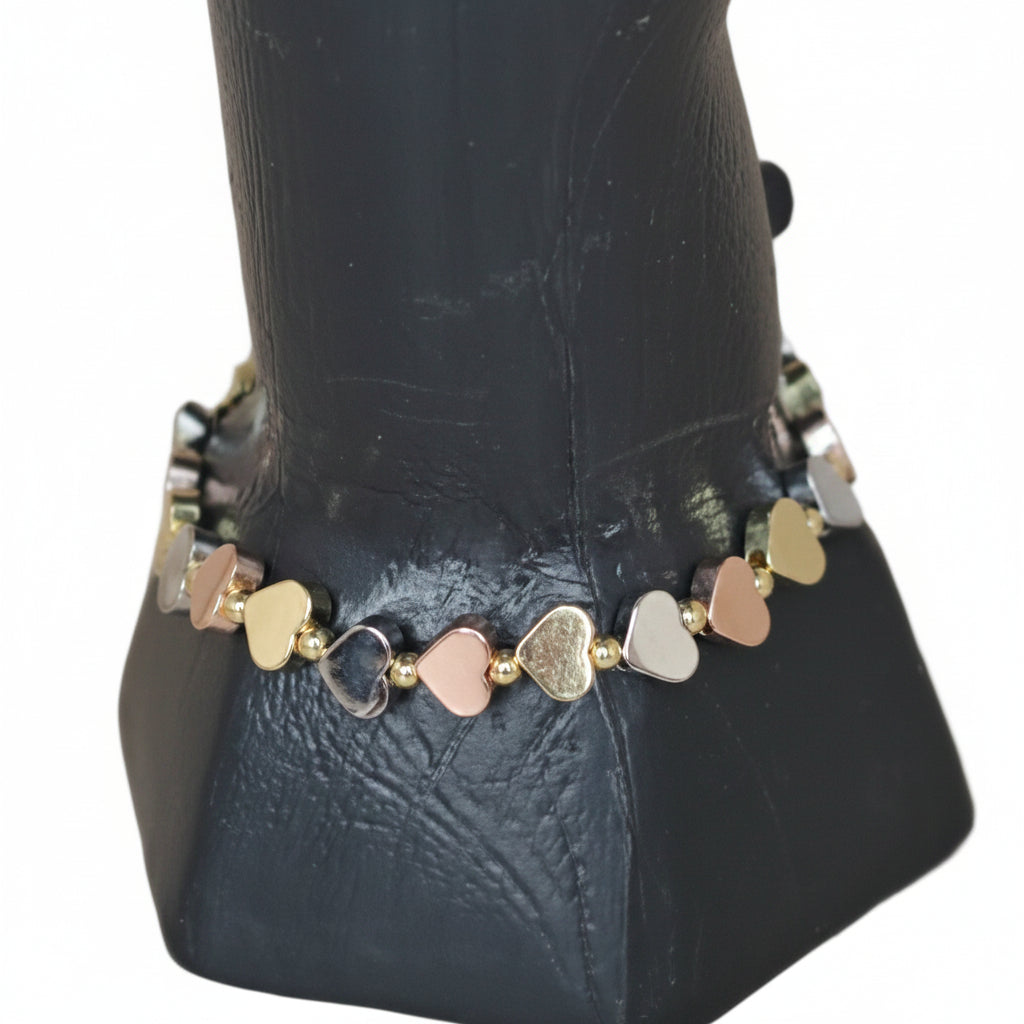 Mujer Moza Pulsera Ajustable Corazon