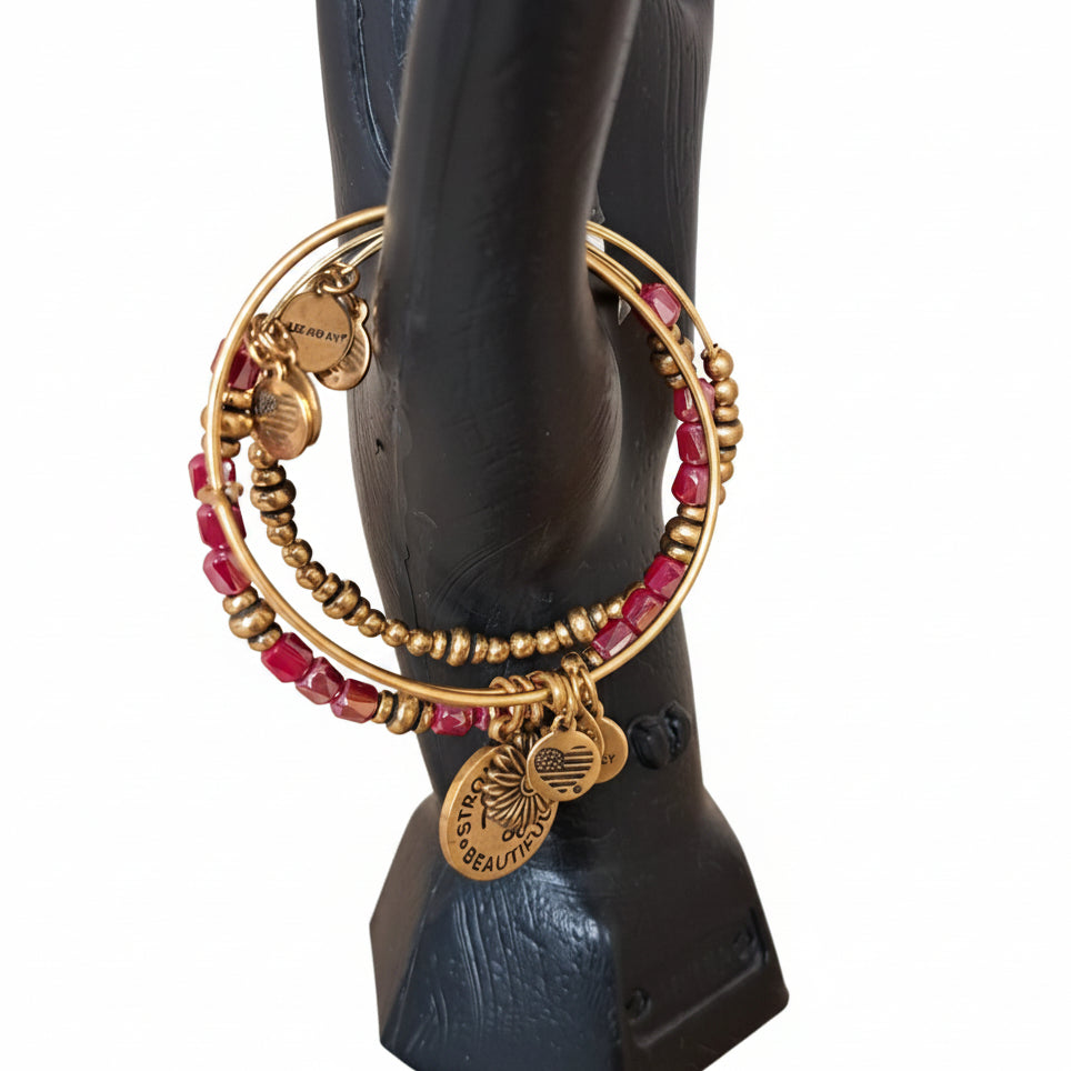 CBM ALEX AND ANI Pulsera Colgante Roja