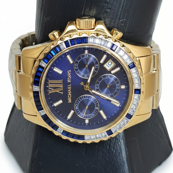 CBM MICHAEL KORS Reloj Brillo Caratula Azul