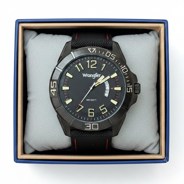 CBM WRANGLER Reloj Caratula Grande Negro