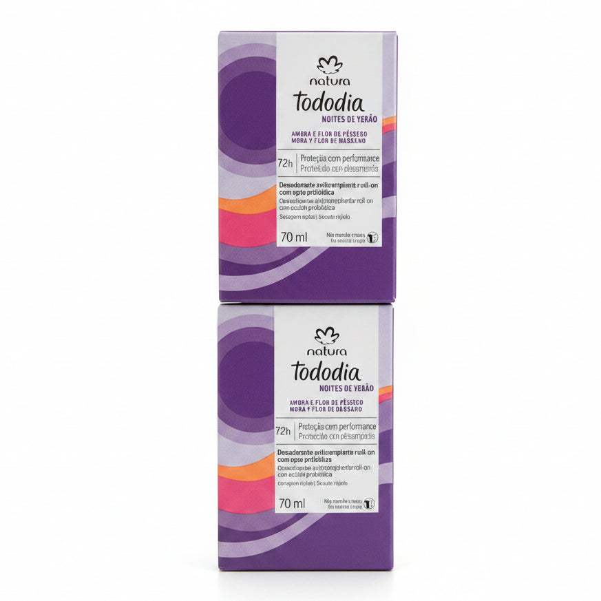 EF Natura Desodorante Roll On Mora Flor Durazno