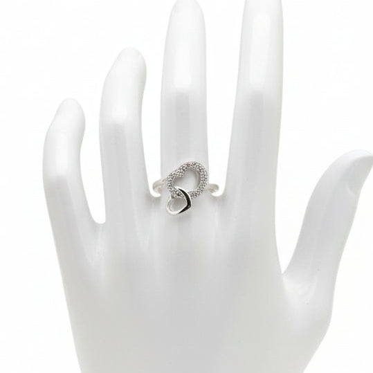 Nomada Joyeria Anillo Corazon Doble