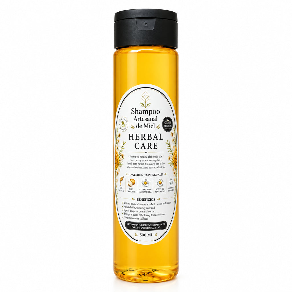 HerbalCare Shampoo Miel Artesana
