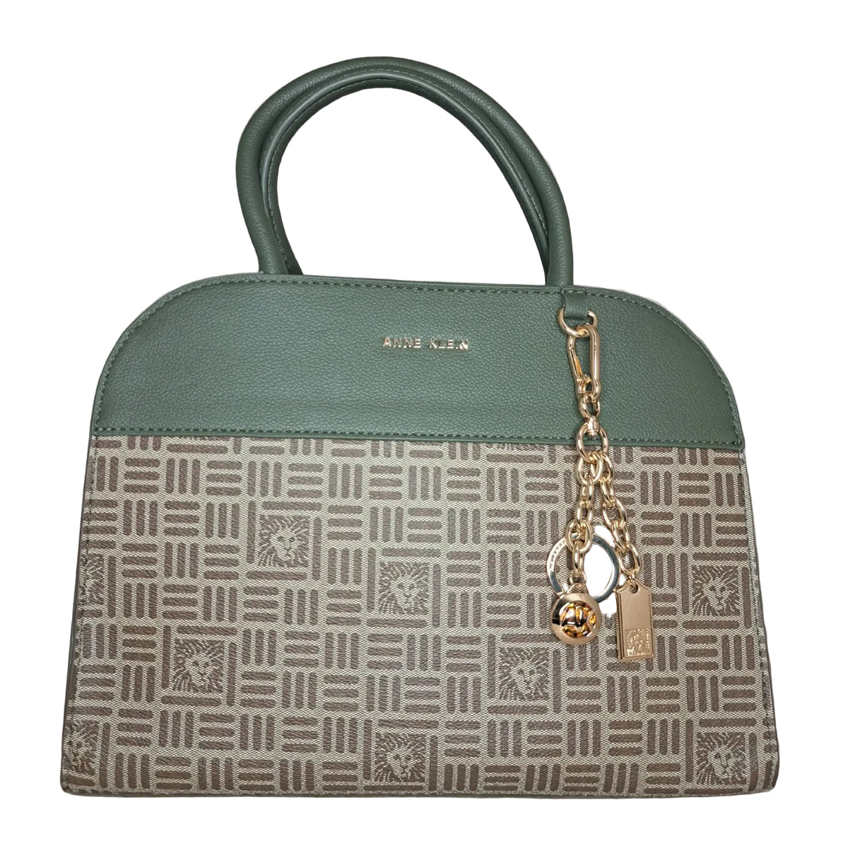 CBM Bolsa Ak Mano Estampado Verde Oscuro