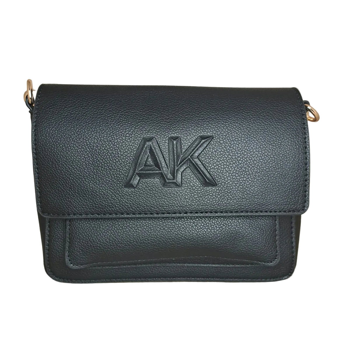 CBM Bolsa AK Hombro Lisa Piel Negra