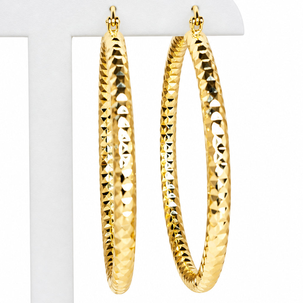 Joyas Mary Arracada Oro Lamina Acero