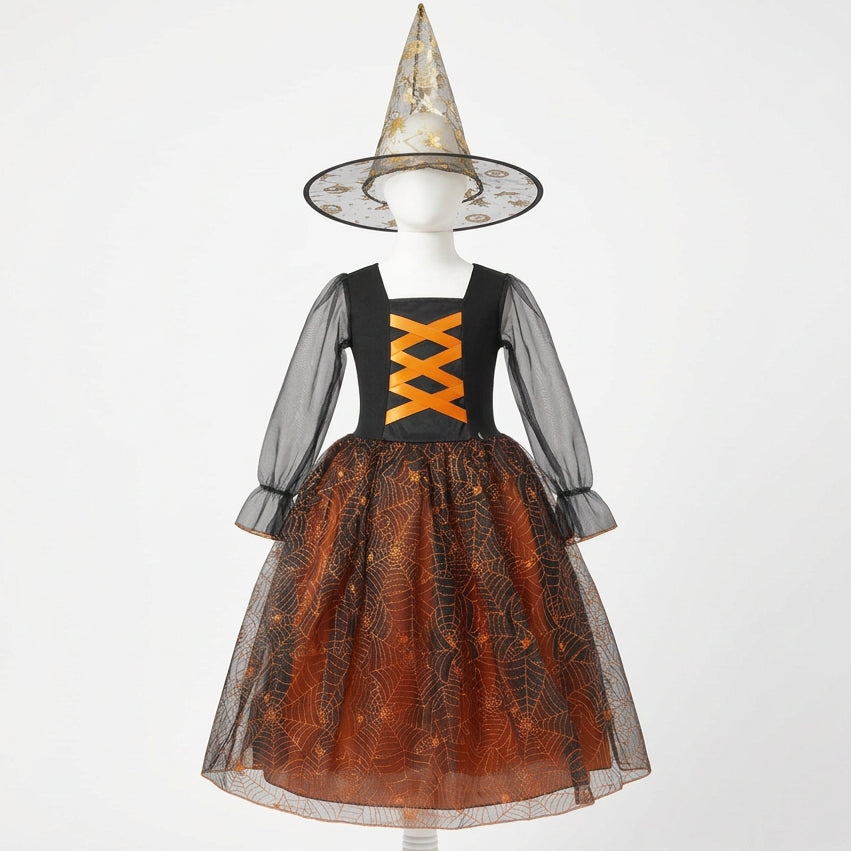 NVI Vestido Vestido Bruja Gorro