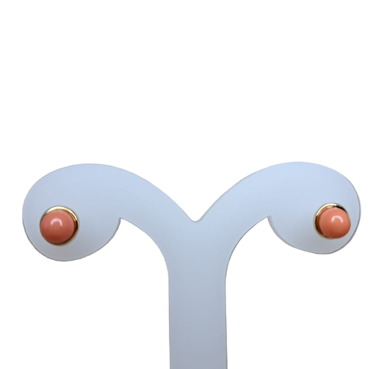 Joyeria Nice Aretes Perla Naranja