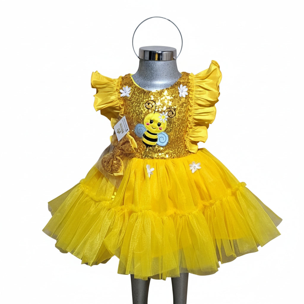 NVI Vestido Abejita Gala Amarillo