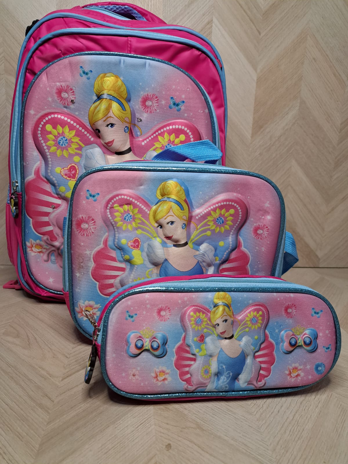 Mochila Escolar Priness 3Pzas