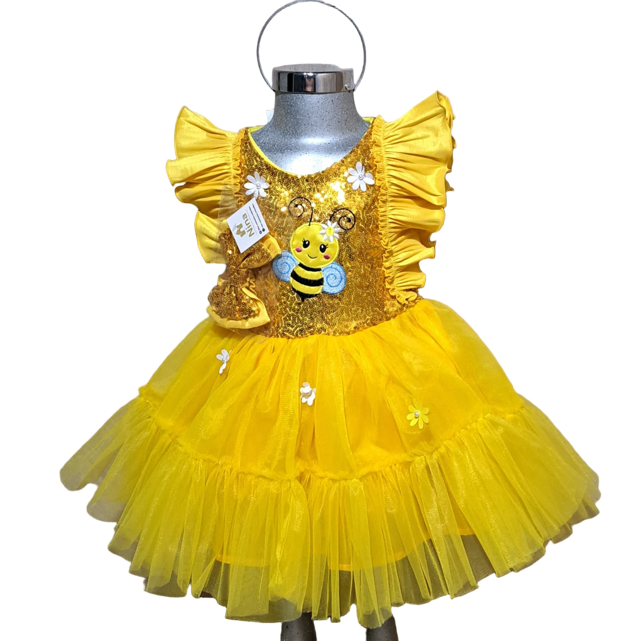 NVI Vestido Abejita Gala Amarillo