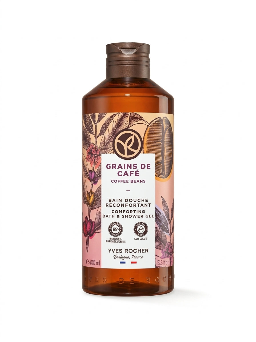 Yeves Rocher Maxi Gel Ducha Granos Cafe